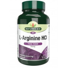 Natures Aid L-Arginine HCI 750mg tabletta 90 db